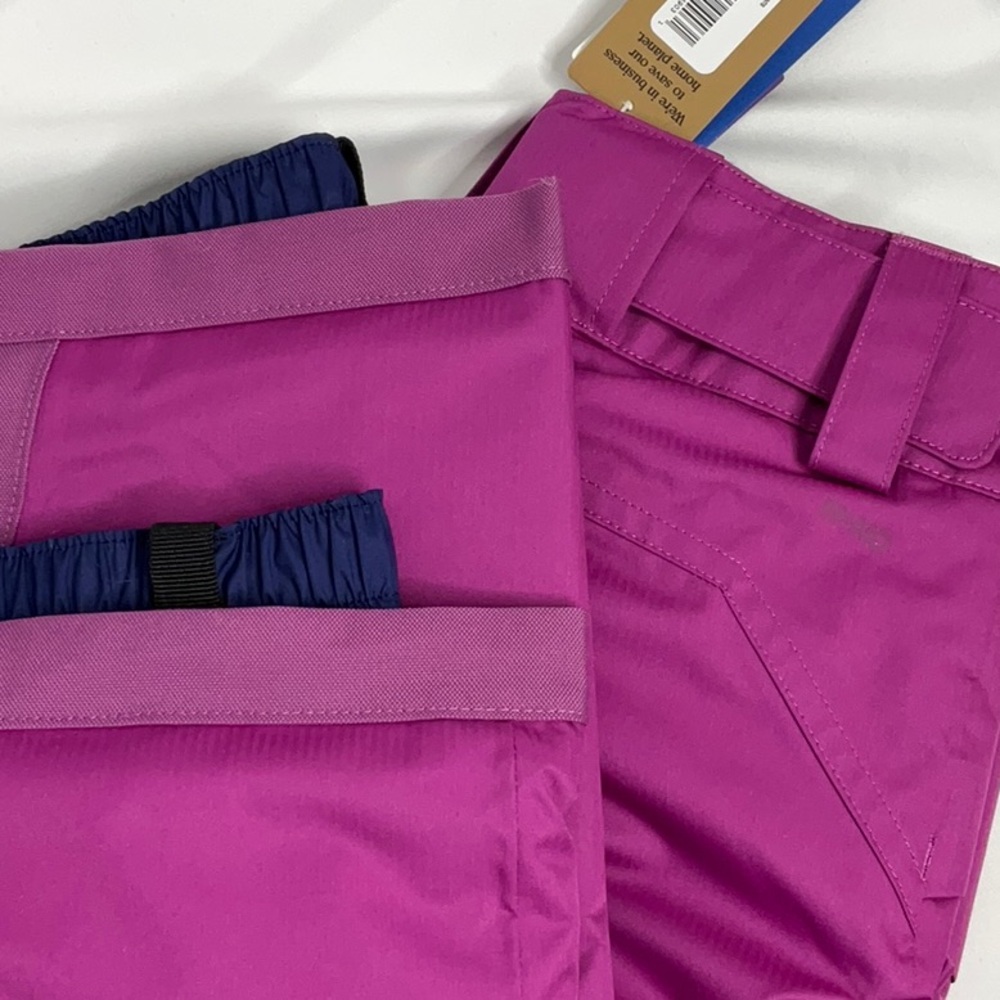 Patagonia Girls Snowbelle Pants Amaranth Pink NWT Size S (7-8) - Picture 9 of 14
